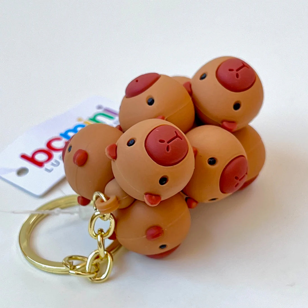 Capybara Family Key Charm