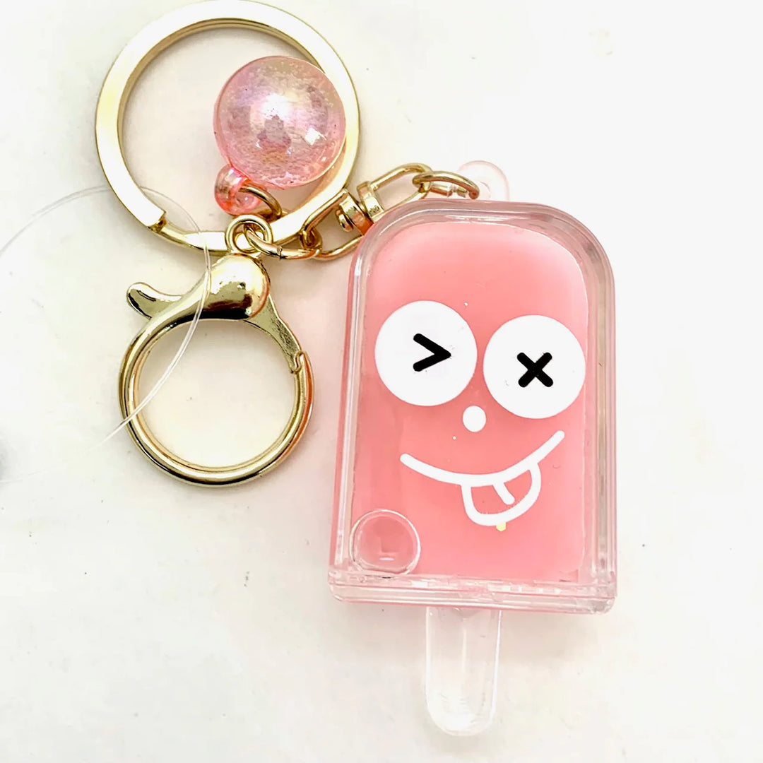 Popsicle Face Floaty Key Charm