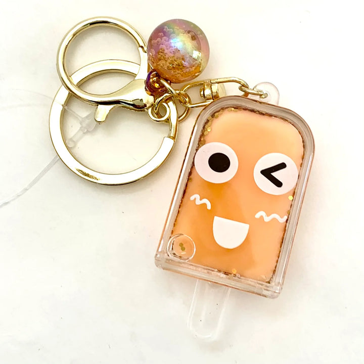 Popsicle Face Floaty Key Charm