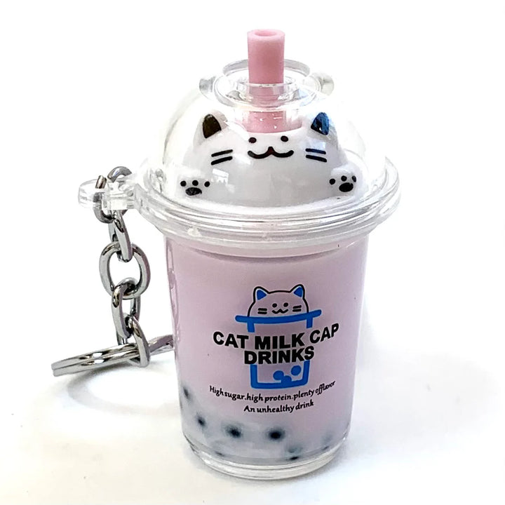 Cat Boba Tea Charm