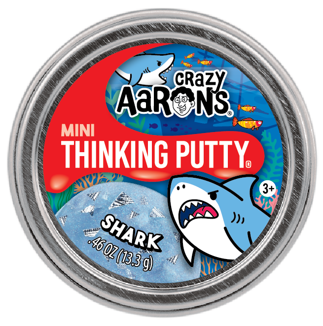 Mini Shark - 2" Thinking Putty Tin | Crazy Aarons