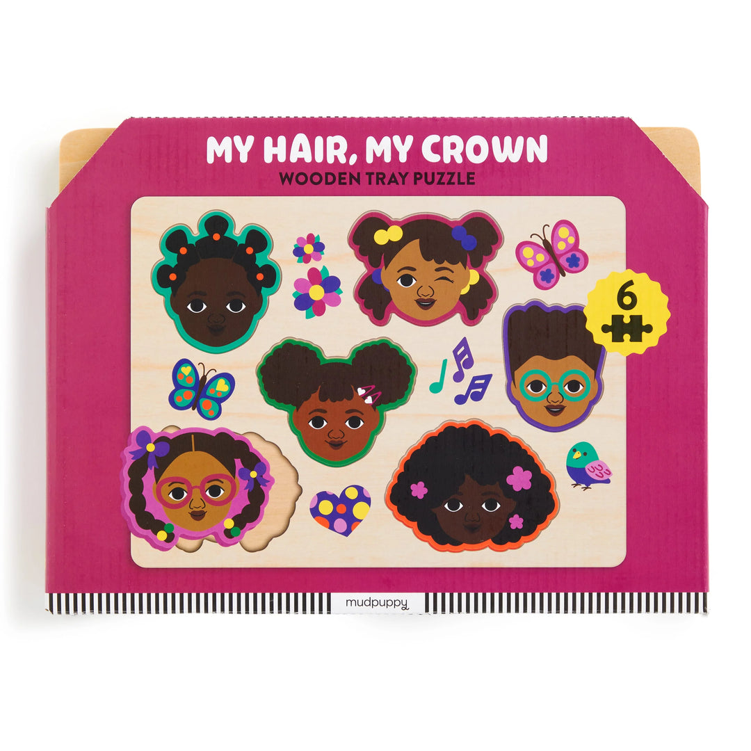 Puzzle Wood My Hair, My Crown | Mudpuppy
