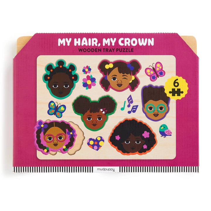 Puzzle Wood My Hair, My Crown | Mudpuppy