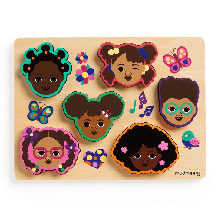 Puzzle Wood My Hair, My Crown | Mudpuppy