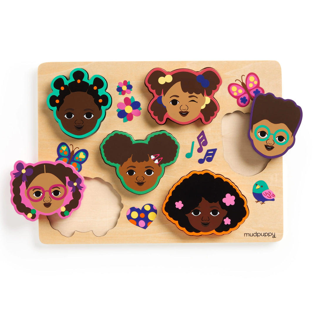 Puzzle Wood My Hair, My Crown | Mudpuppy