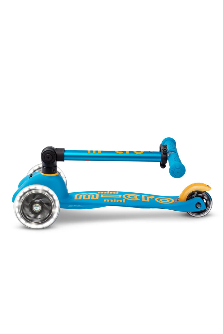 Micro Mini Foldable LED Scooter - Ocean Blue - LOCAL PICK UP ONLY