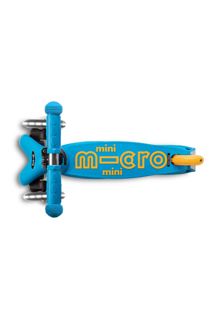 Micro Mini Foldable LED Scooter - Ocean Blue - LOCAL PICK UP ONLY