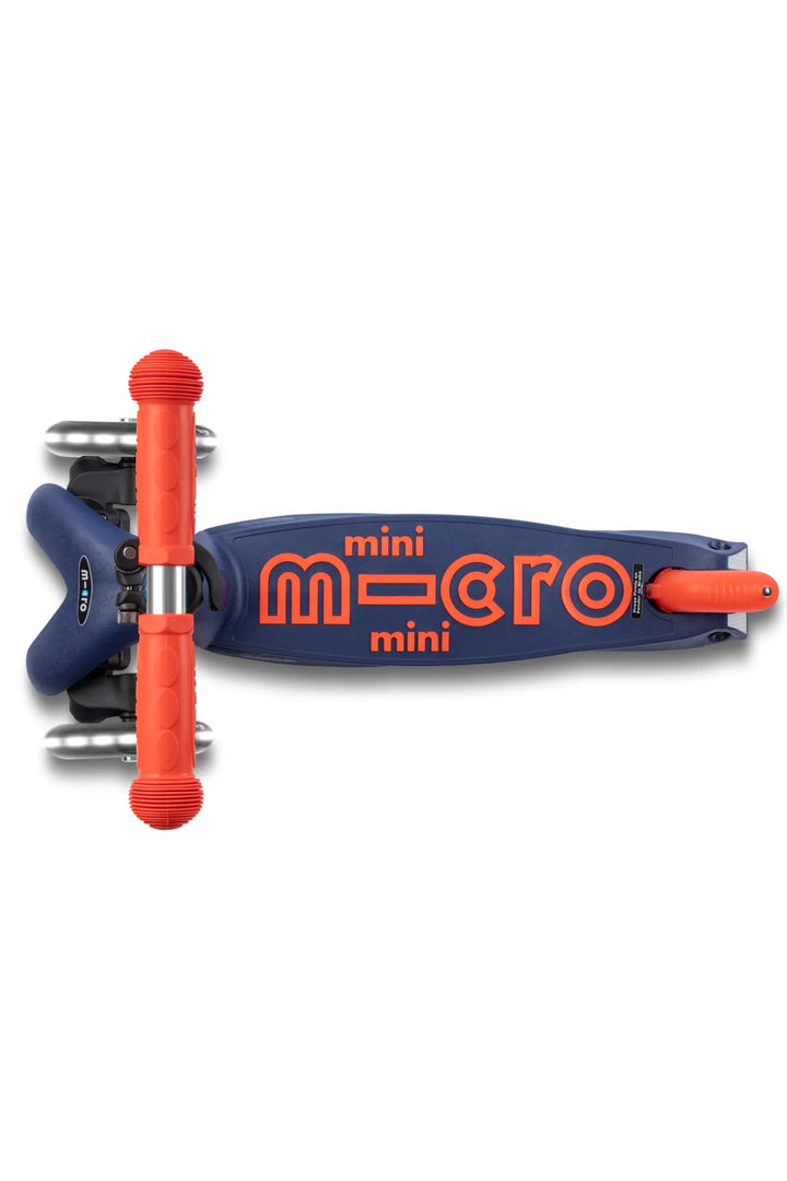 Micro Mini Foldable LED Scooter - Navy Blue - LOCAL PICK UP ONLY