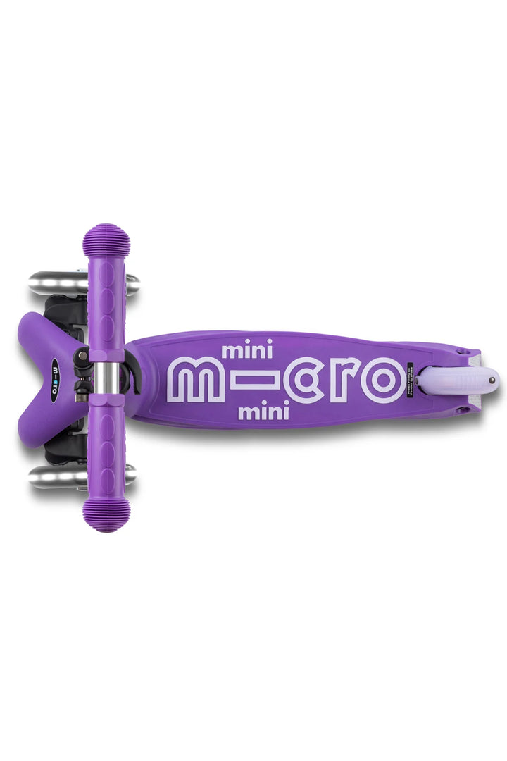 Micro Mini Deluxe Foldable LED Scooter - Purple - LOCAL PICK UP ONLY