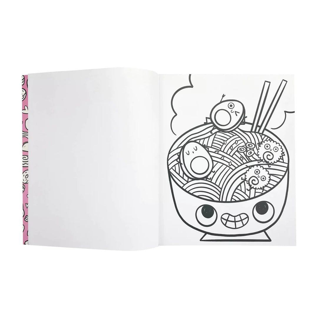 Color-In' Book: Happy Snacks | OOLY