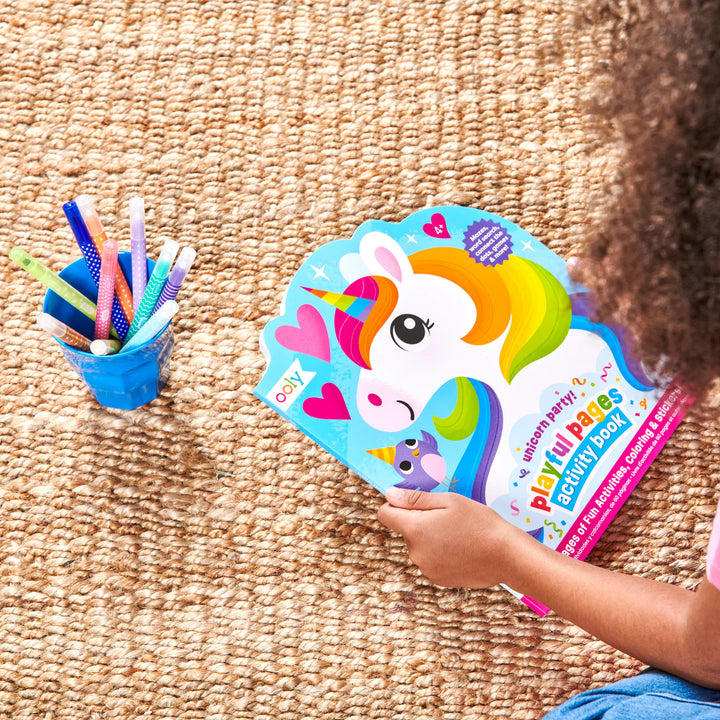 Playful Pages Activity Book - Unicorn Party! | OOLY