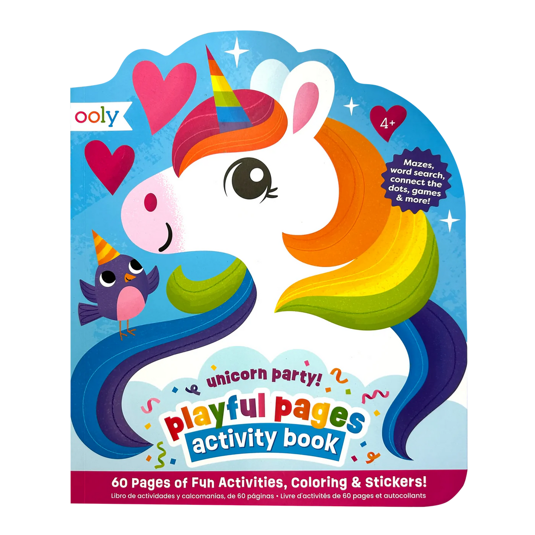 Playful Pages Activity Book - Unicorn Party! | OOLY
