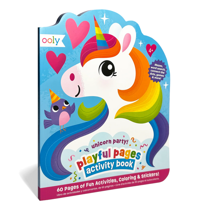 Playful Pages Activity Book - Unicorn Party! | OOLY