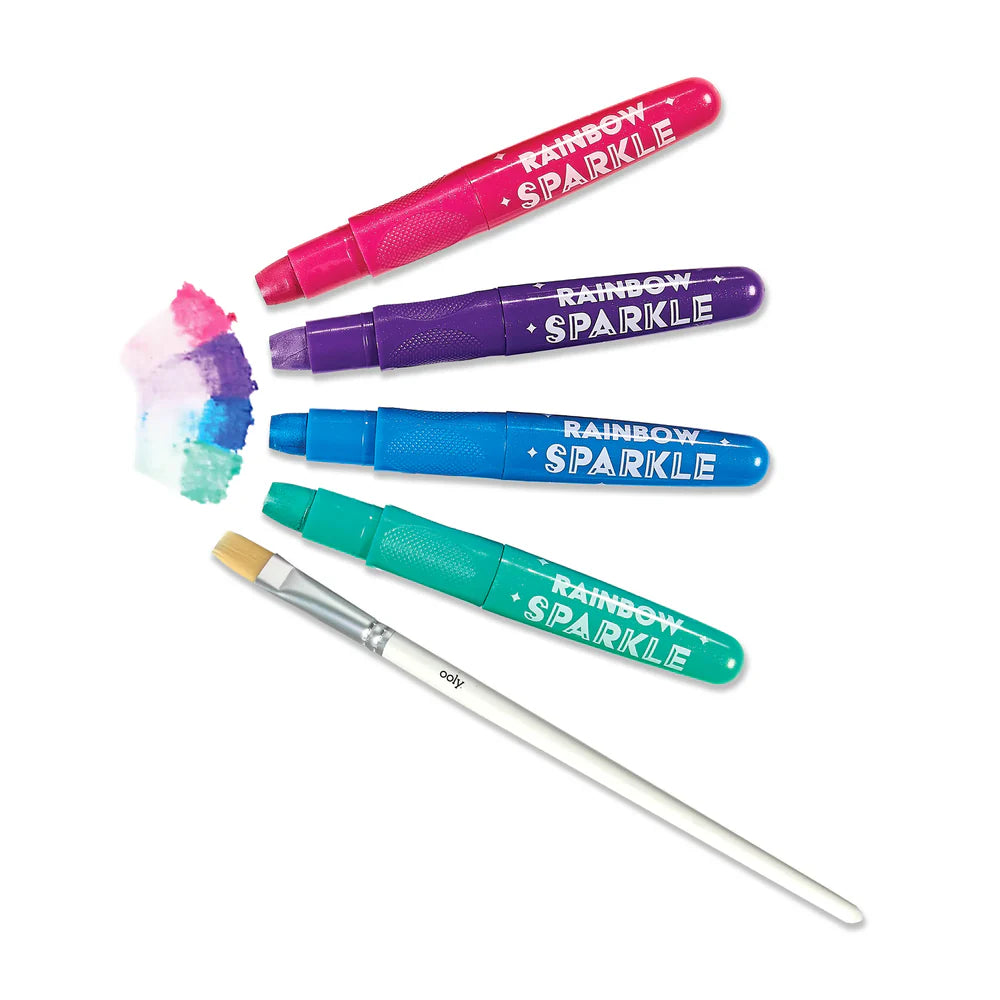 Rainbow Sparkle Metallic Watercolor Gel Crayons - Set of 12 | OOLY