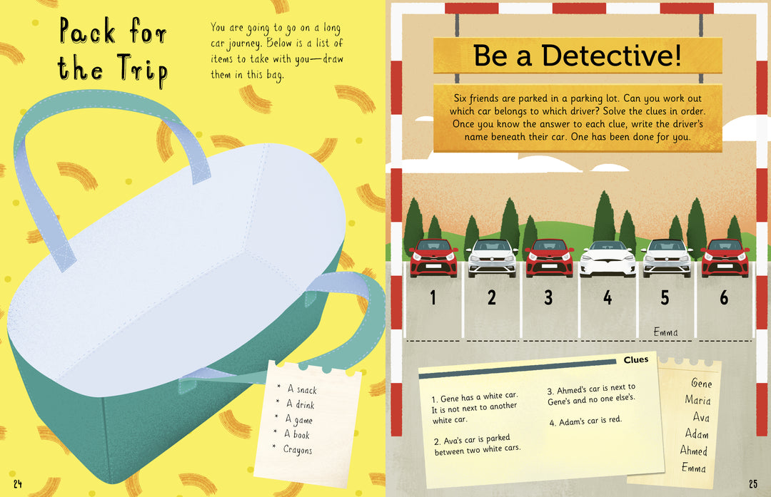 In the Car Activity Book