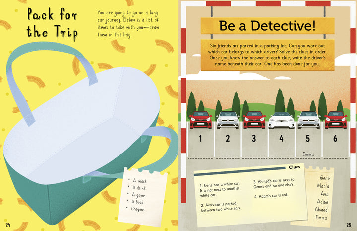 In the Car Activity Book