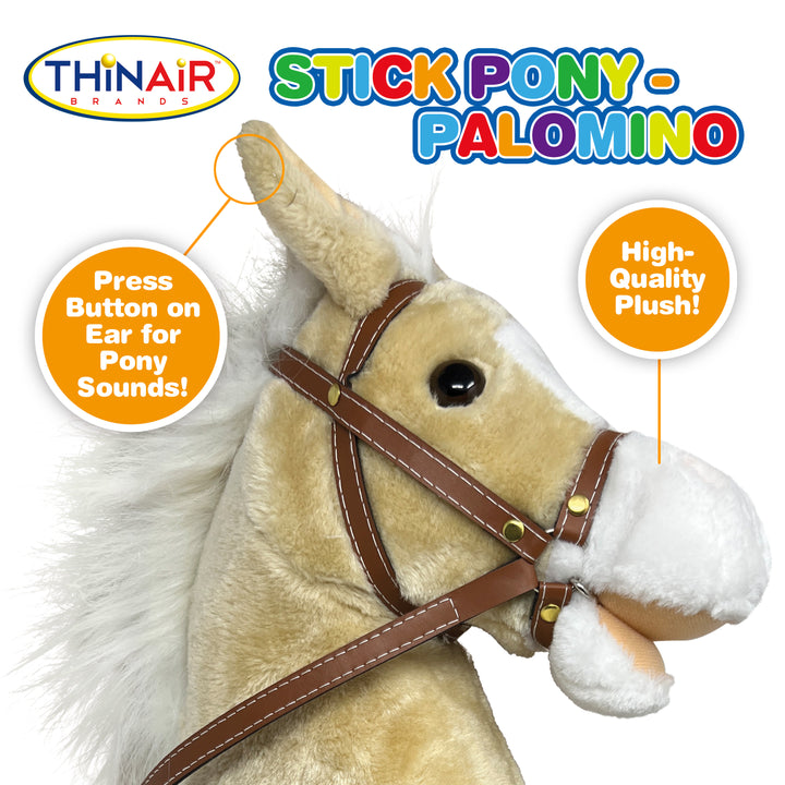 Stick Pony - Palomino | Thin Air Brands - LOCAL PICK-UP ONLY