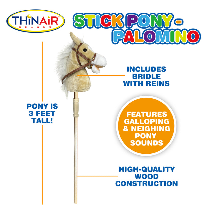 Stick Pony - Palomino | Thin Air Brands - LOCAL PICK-UP ONLY
