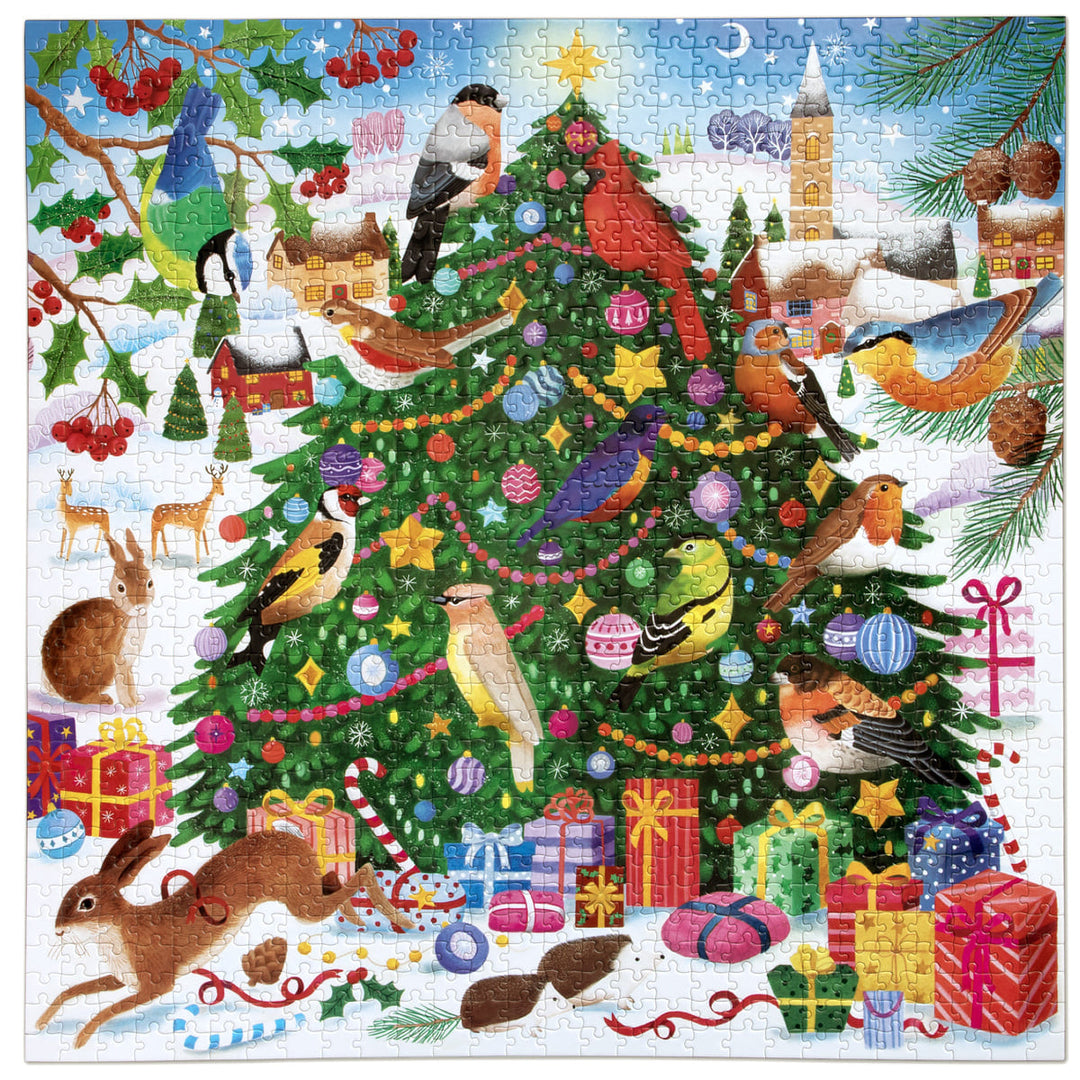 Christmas Songbirds 1000 Sq Puzzle | eeBoo