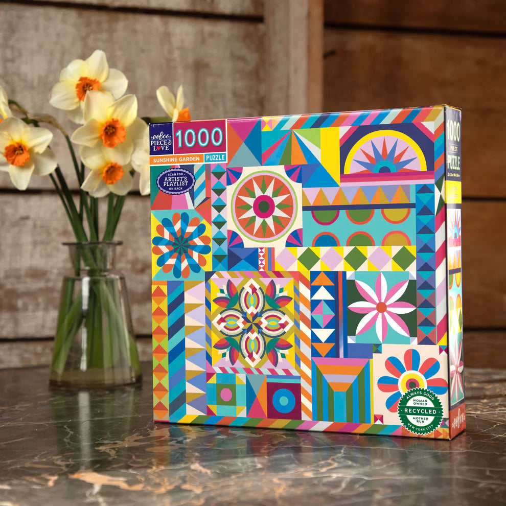 Sunshine Garden 1000 Piece Puzzle | eeBoo
