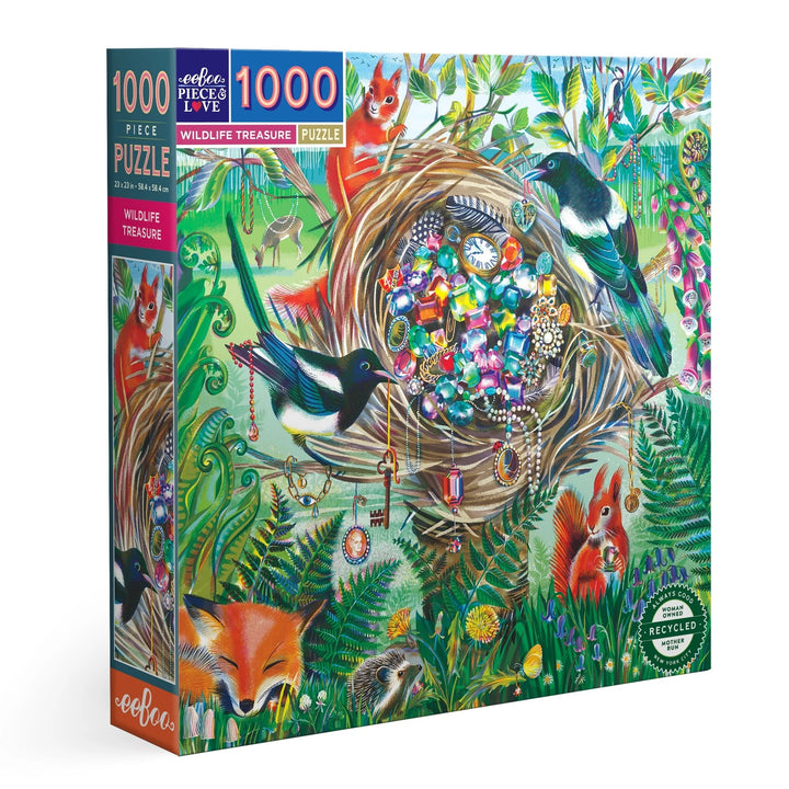 Wildlife Treasure 1000 Piece Puzzle | eeBoo