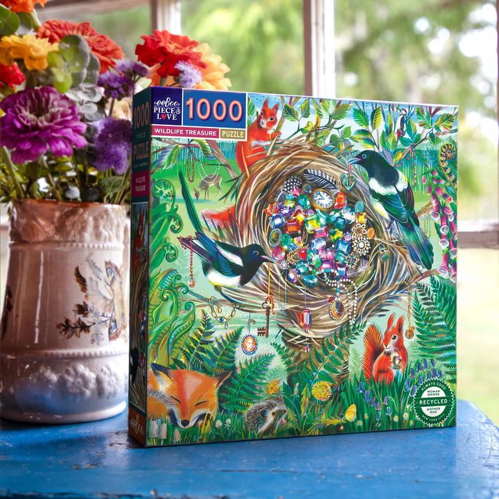 Wildlife Treasure 1000 Piece Puzzle | eeBoo