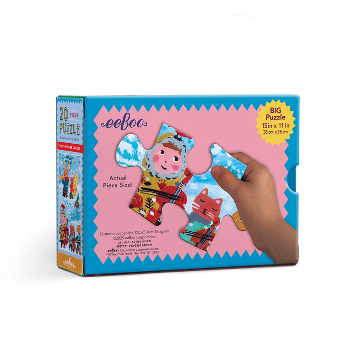 Yumi's Winter Carols 20 Pc Puzzle | eeBoo
