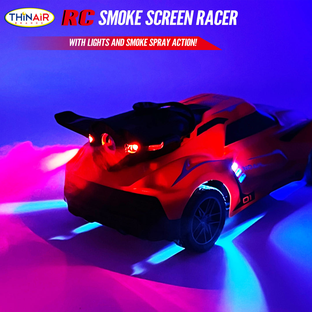 RC Smoke Screen Racer - Red | Thin Air Brands