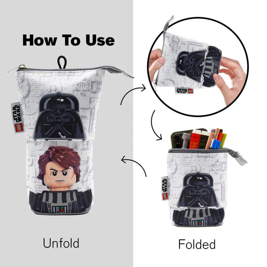 LEGO® Star Wars Pencil Case Pop Up Darth Vader/Anakin Skywalker | Santoki