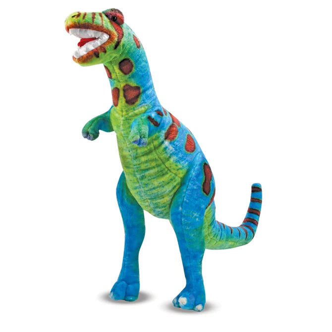 Giant green stuffed dinosaur on sale