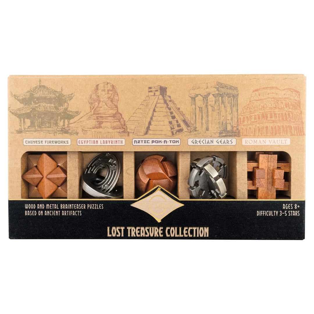Lost Treasure Collection - 5-Pack of Brainteasers | Project Genius