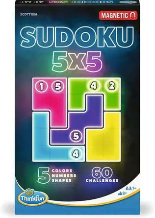 Sudoku 5x5 Magnetic Travel Puzzle | ThinkFun