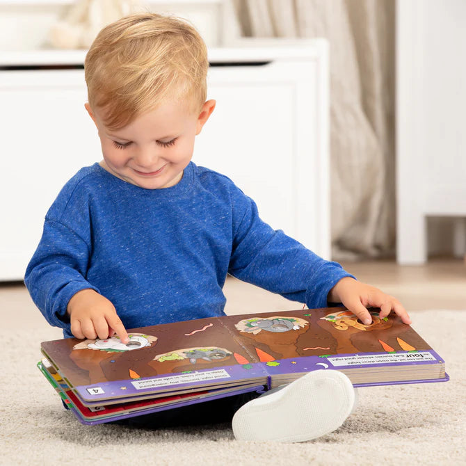 Poke-A-Dot: Goodnight, Animals Board Book | Melissa & Doug