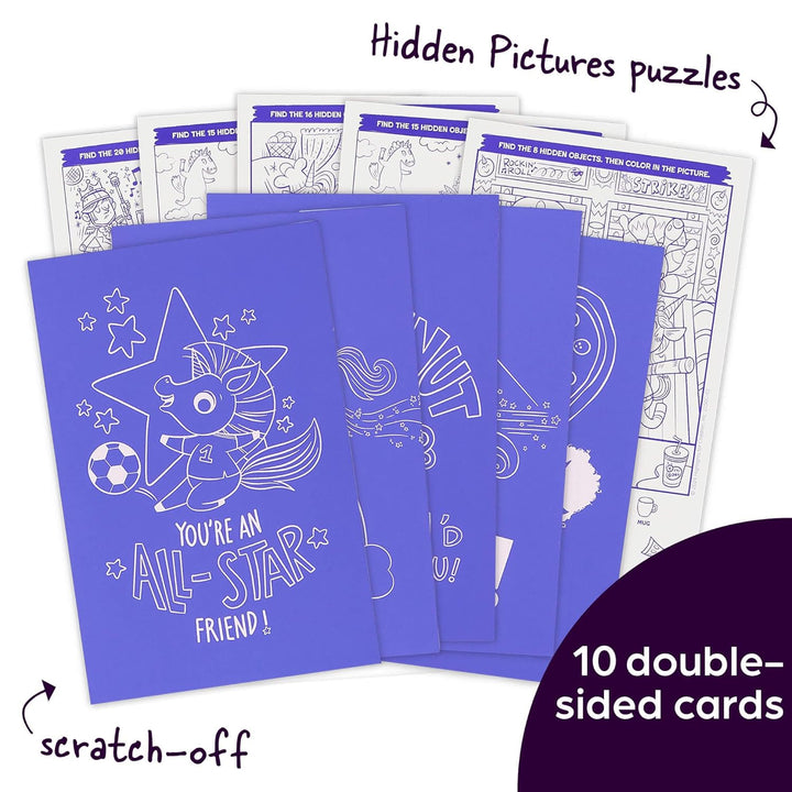 Scratch-And-Play Unicorn Hidden Pictures | Highlights