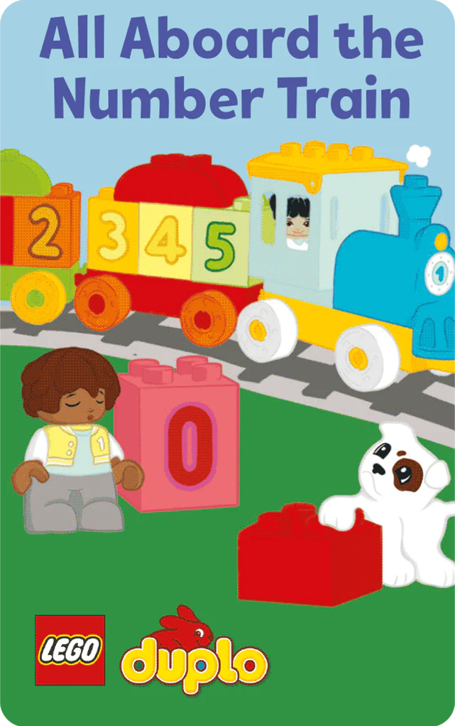 Yoto All Aboard the Number Train LEGO DUPLO The Curious Bear Toy Book Shop