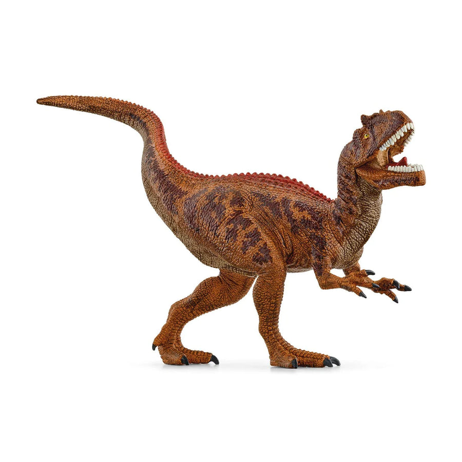 side view of allosaurus