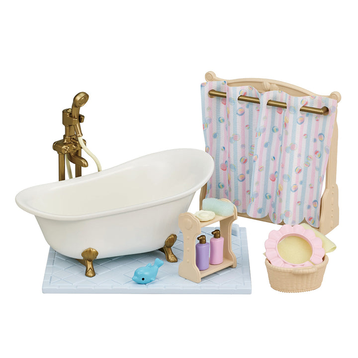 bath and shower scene