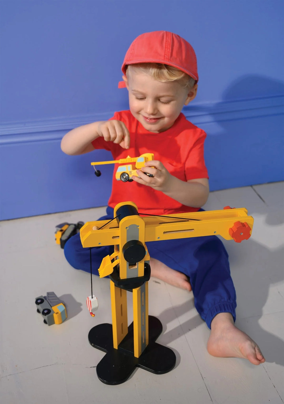 Big Yellow Crane | Mentari Toys - LOCAL PICK UP ONLY