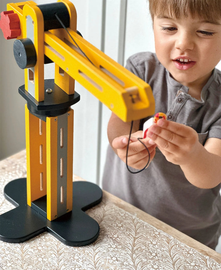 Big Yellow Crane | Mentari Toys - LOCAL PICK UP ONLY