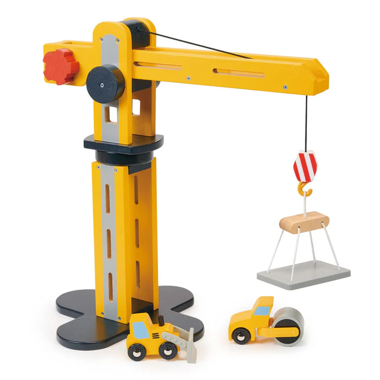Big Yellow Crane | Mentari Toys - LOCAL PICK UP ONLY