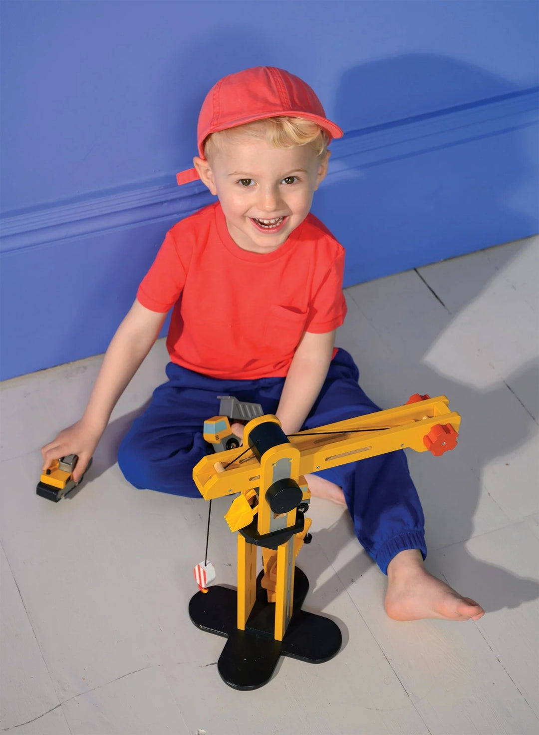 Big Yellow Crane | Mentari Toys - LOCAL PICK UP ONLY