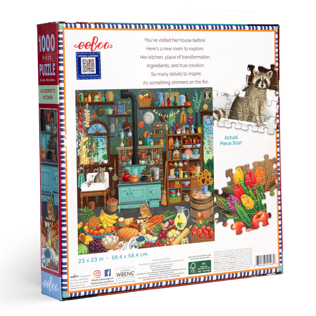 Alchemist's Kitchen 1000 Piece Square Puzzle | eeBoo
