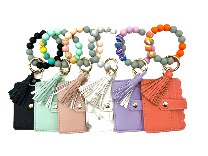 Wallet Bead Tassel Keychains | Mavi Bandz