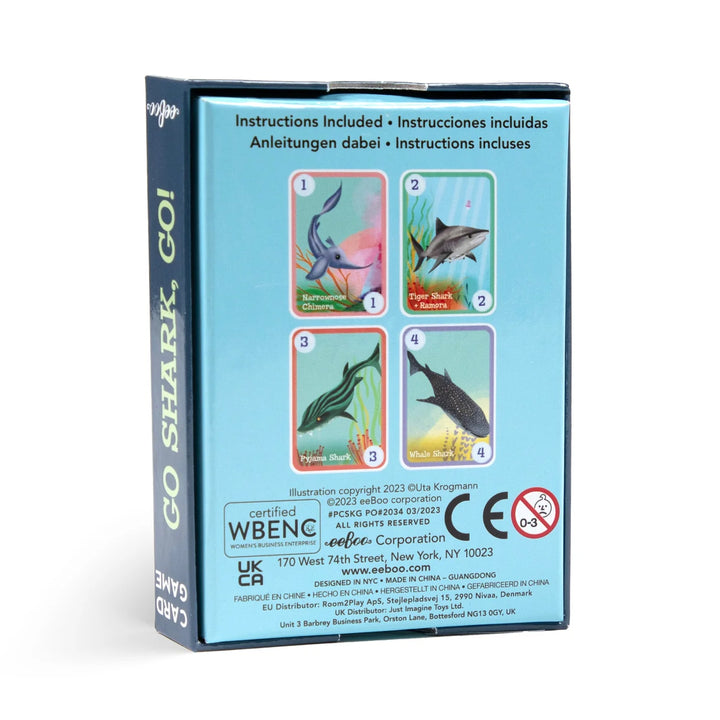 cover art of back of go shark go box