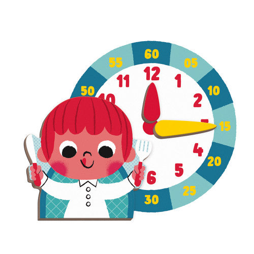 Learn To Tell Time Magneti'Book | Janod