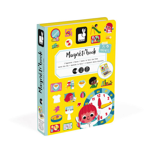 Learn To Tell Time Magneti'Book | Janod
