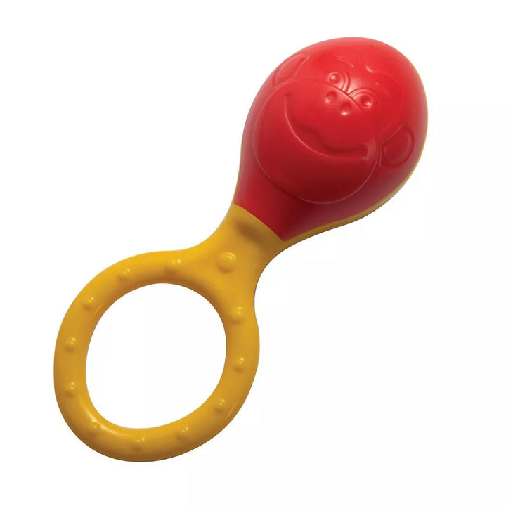 red monkey baby maraca