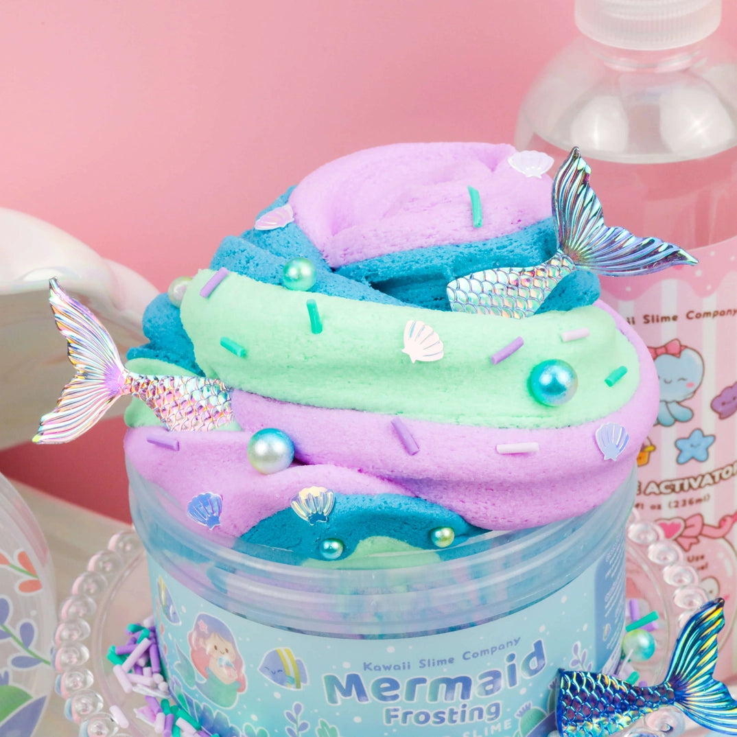 Mermaid Frosting Butter Slime | Kawaii Slime Company