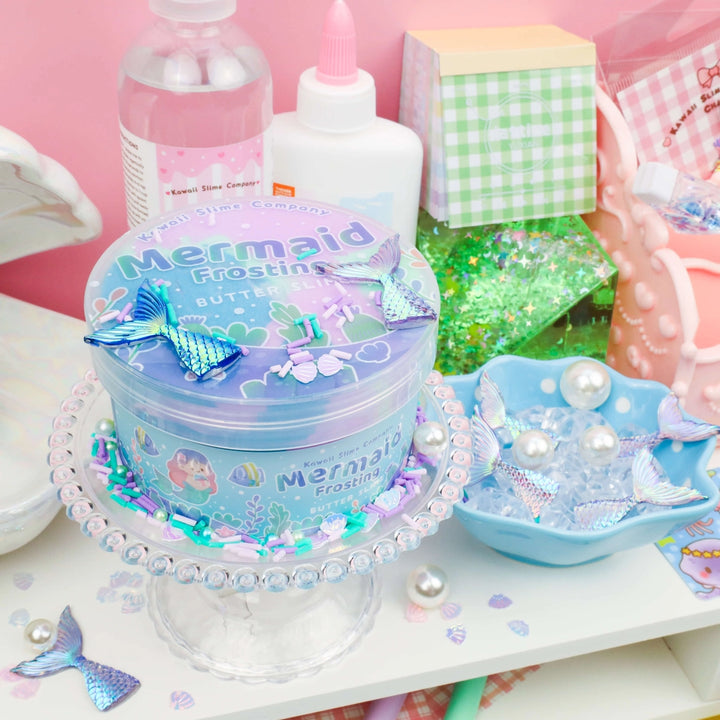 Mermaid Frosting Butter Slime | Kawaii Slime Company