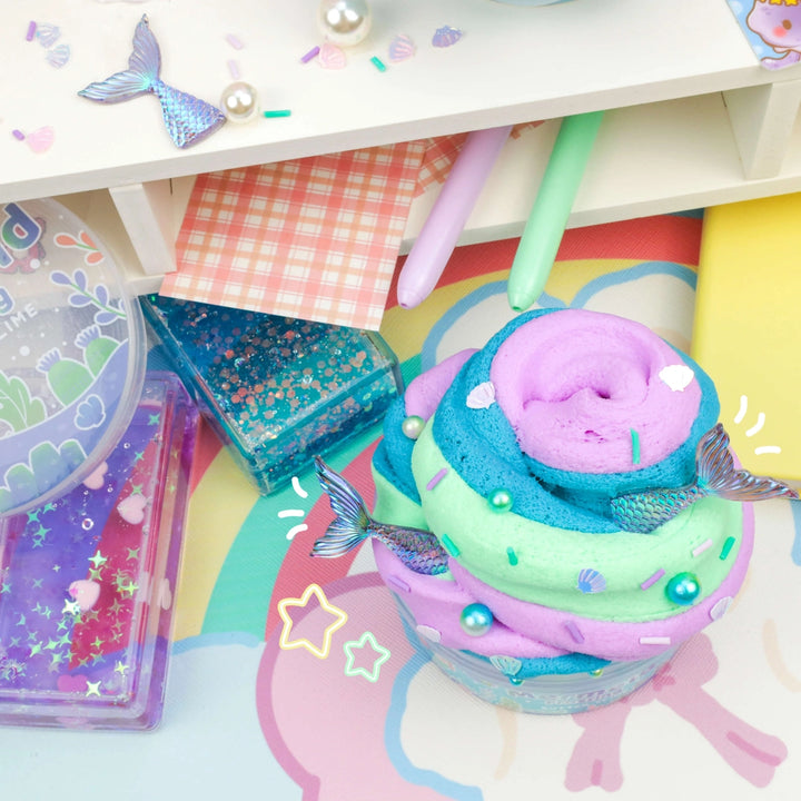Mermaid Frosting Butter Slime | Kawaii Slime Company